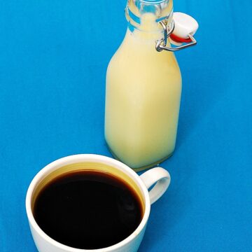Eggnog Coffee Syrup by @TheRedheadBaker