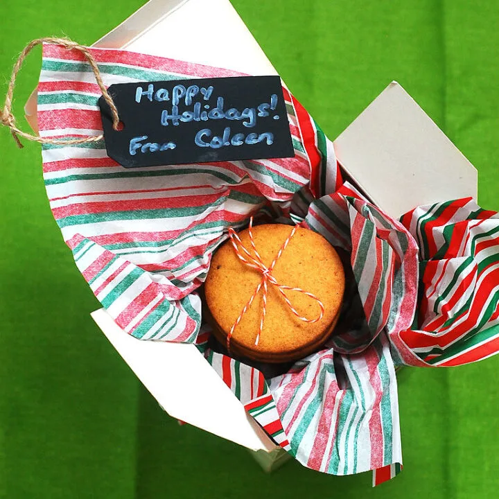 Pumpkin Butter Shortbread Cookies #FBCookieSwap by @TheRedheadBaker