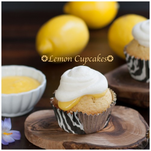 Lemon Cupcakes by A Healthy Life for Me