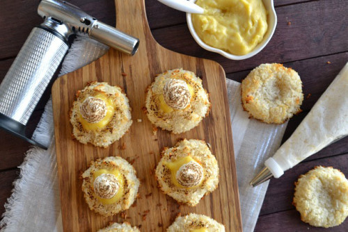 Lemon Meringue Coconut Macaroons by Kitchen Tested