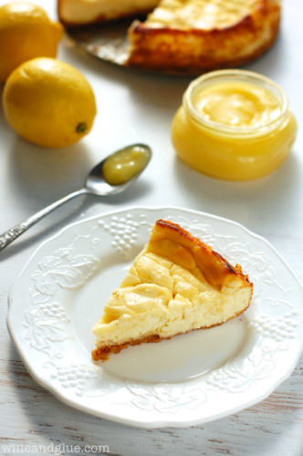 Lemon Cheesecake by Wine & Glue