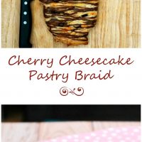 Cherry Cheesecake Pastry Braid #SundaySupper