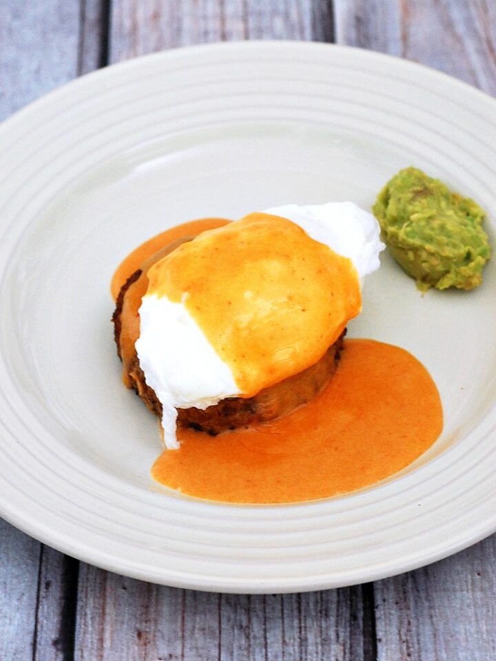 Crab Cake Eggs Benedict by The Redhead Baker