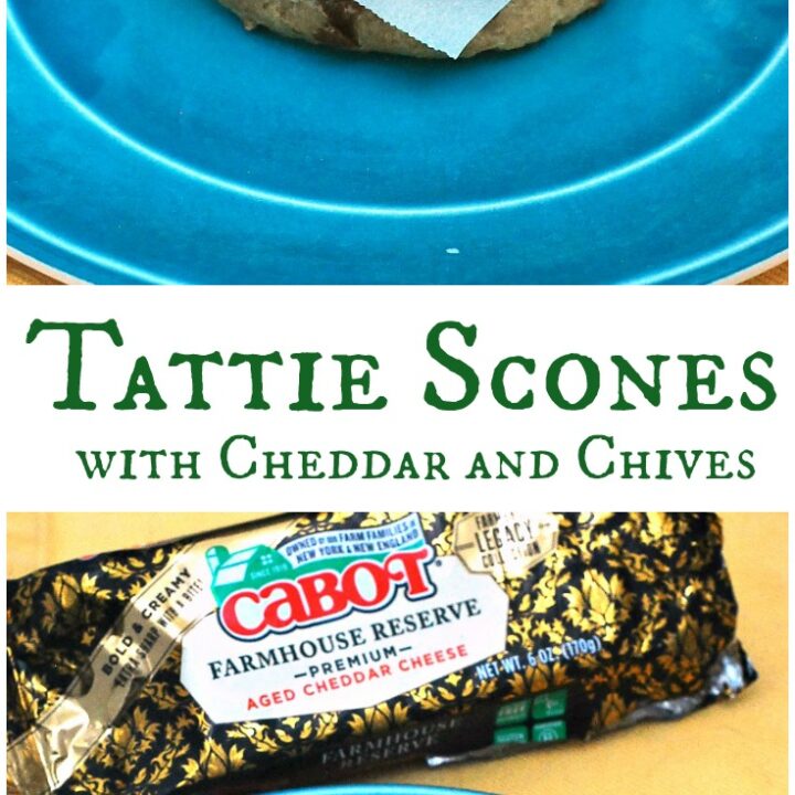 Scottish tattie scones, aka potato scones, resemble pancakes more than typical scones. They combine potatoes, flour, and butter and are sauteed on a griddle. #BrunchWeek theredheadbaker.com