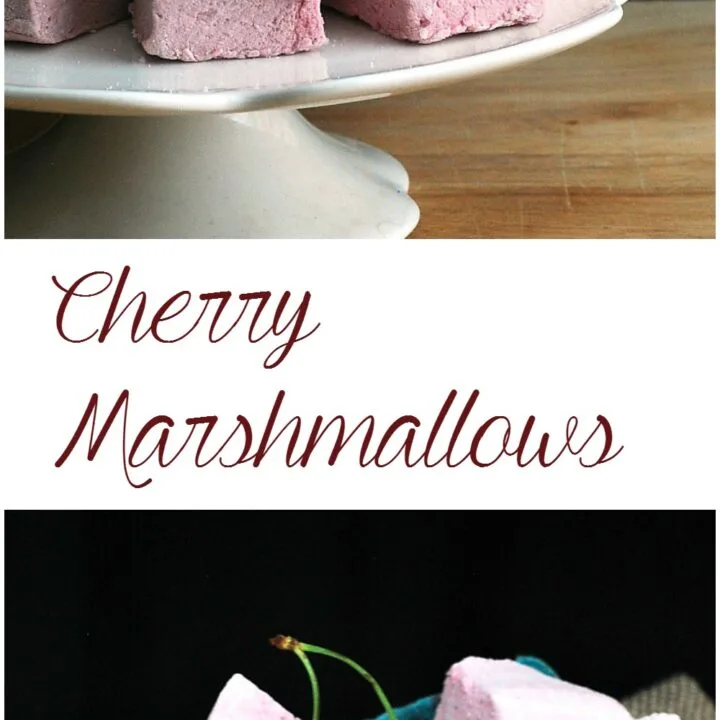 Homemade marshmallows are head and shoulders above store-bought. Fresh sweet cherry puree adds beautiful color and flavor to these marshmallows. By theredheadbaker.com