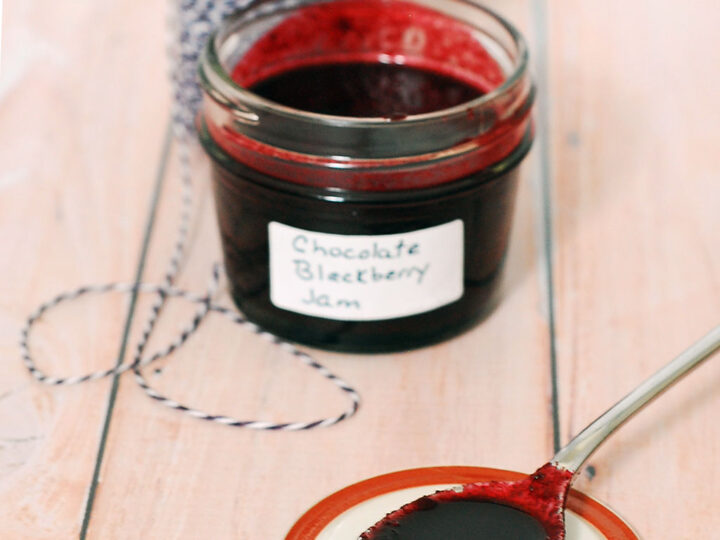 Chocolate Blackberry Preserves by The Redhead Baker