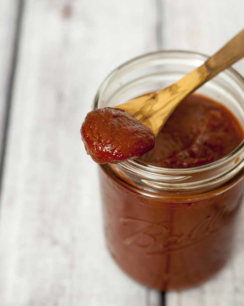 Making your own barbecue sauce is so easy, and lets you control the sugar as well as the flavor. This one is spicy and tangy with hints of Tennessee bourbon. #CLBlogger TheRedheadBaker.com