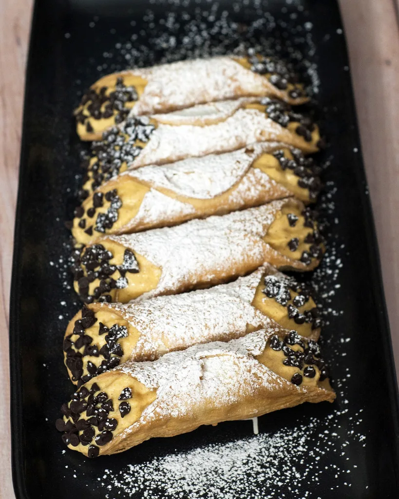 These aren't your traditional cannoli — pumpkin cannoli combines mascarpone, pumpkin and spices for an easy yet impressive no-bake dessert. #PumpkinWeek