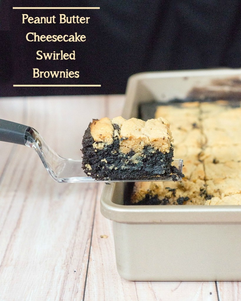 Peanut Butter Cheesecake Swirl Brownies