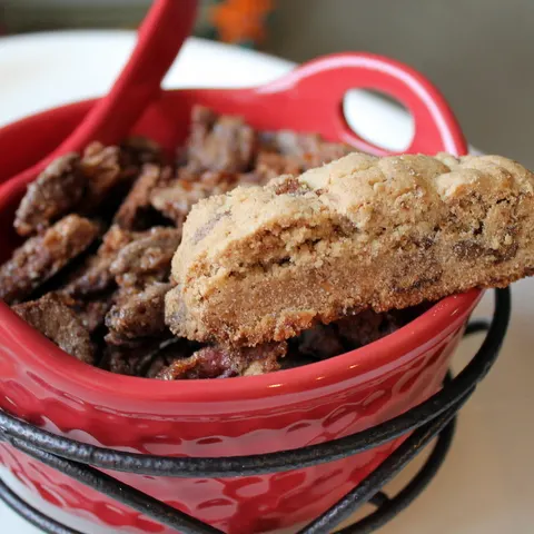 books and cooks candied pecan biscotti