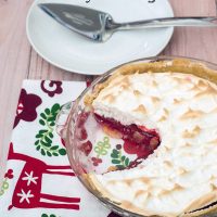 Cranberry Meringue Pie