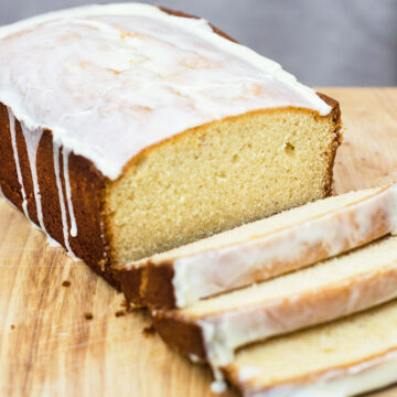 Eggnog pound cake makes a delicious Christmas dessert, or package it up to give as a homemade gift! #ChristmasWeek TheRedheadBaker.com