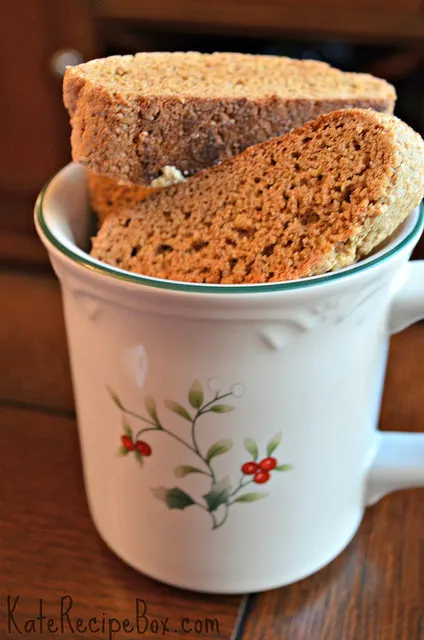 kates recipe box whole wheat biscotti