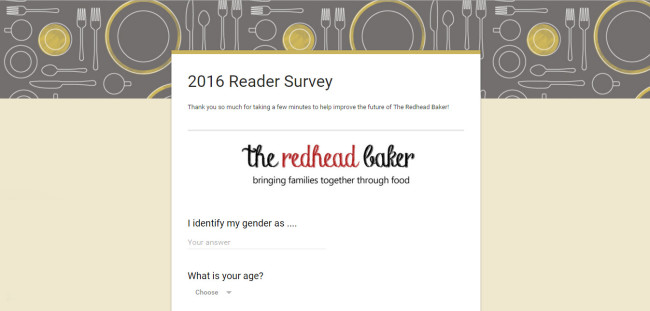 2016 Reader Survey
