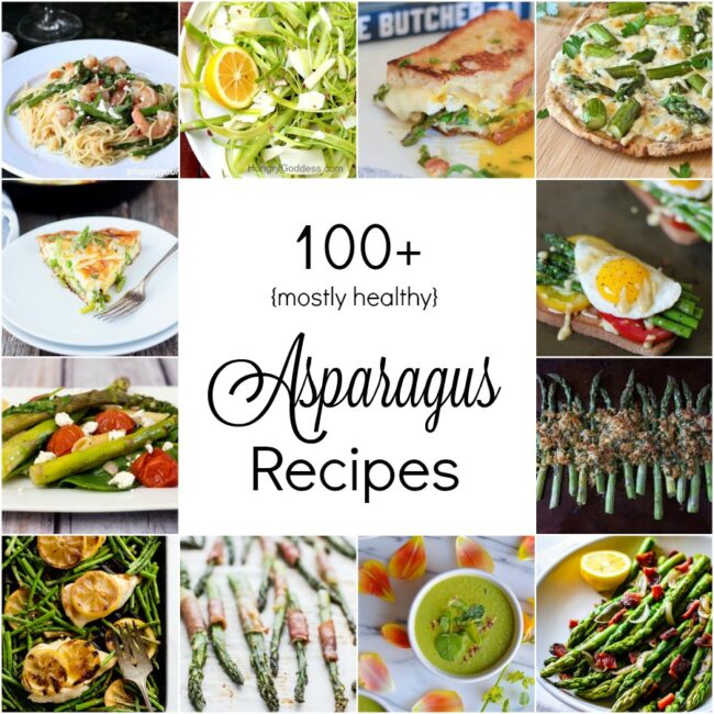 May is peak season for asparagus. I've compiled over a hundred different asparagus from fellow food bloggers, so you're bound to find one you like.