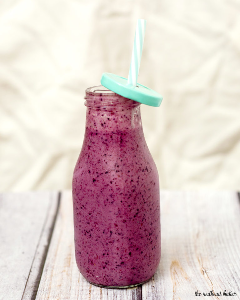 BerryVanilla Smoothie by The Redhead Baker
