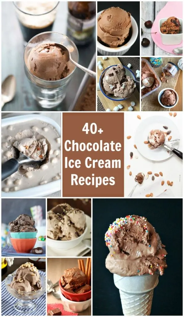 National Chocolate Ice Cream Day is coming up on June 7. I've compiled 43 recipes, from strictly chocolate, to lots of mix-ins. TheRedheadBaker.com