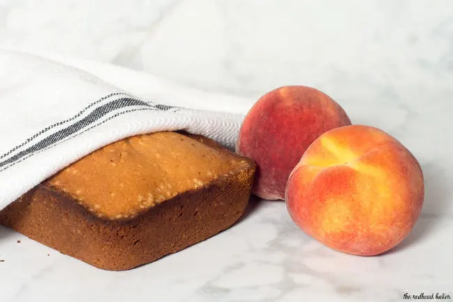 Grilled poundcake with peaches and mascarpone is a delicious summer dessert made right on the grill, the perfect ending to your cookout. #ProgressiveEats