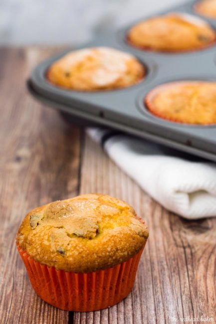 Cranberry-orange muffins are tender, buttery, and loaded with tart dried cranberries and orange zest. They're a delicious way to start your morning!