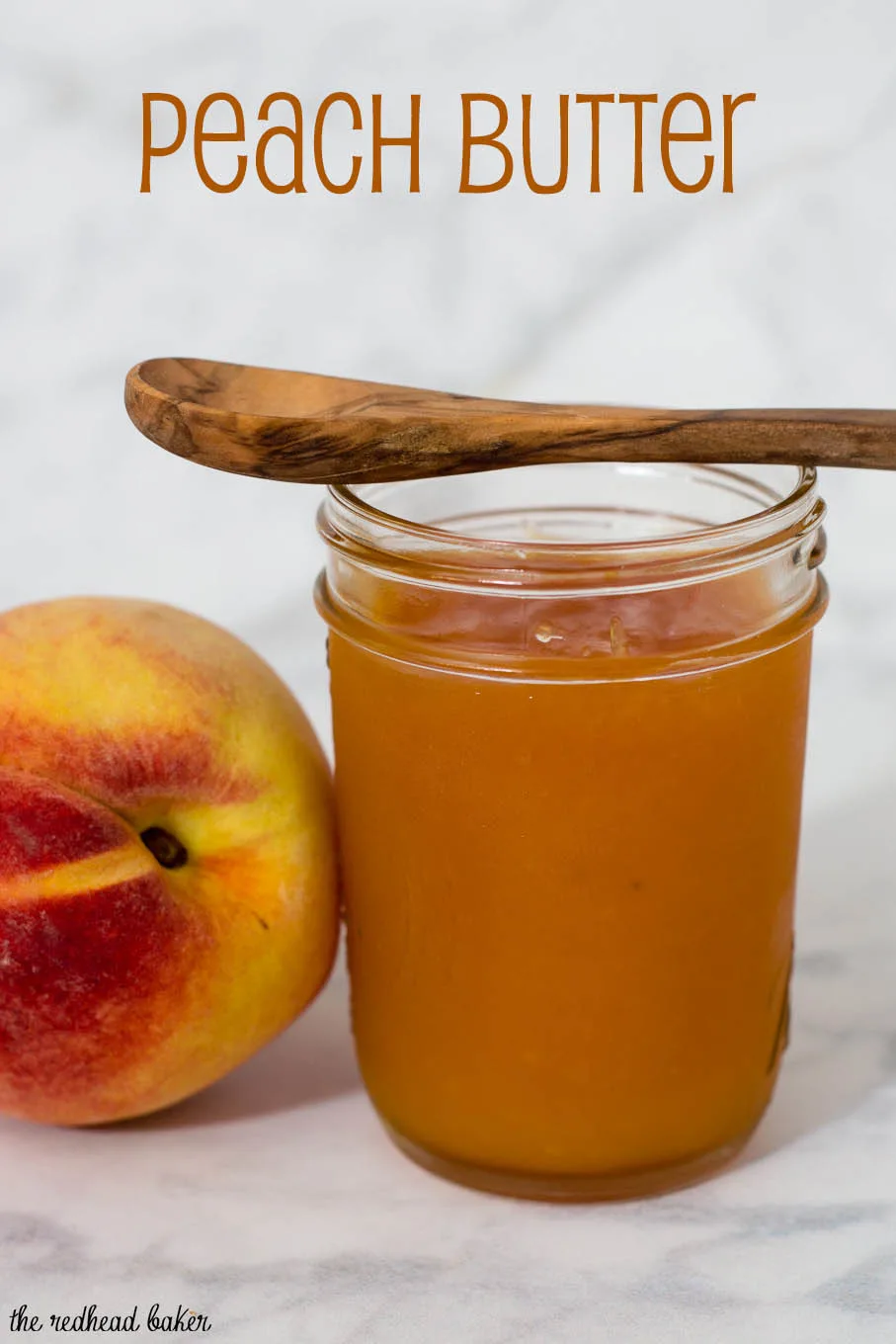 Peach butter is smoother and less sweet than peach preserves, resulting in a purer peach flavor. Canning peach butter preserves the flavor all year long. #SundaySupper