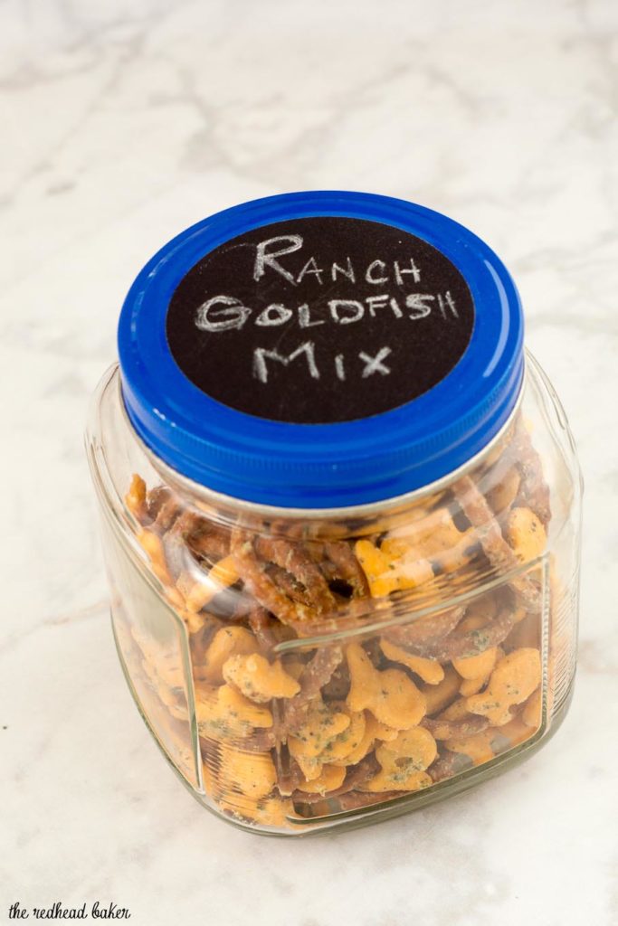 Ranch Goldfish Snack Mix by The Redhead Baker