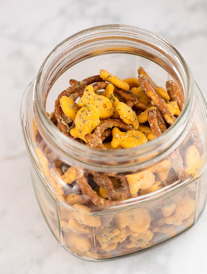 Ranch Goldfish Snack Mix By The Redhead Baker