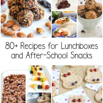 It's back-to-school time! I've compiled more than 80 recipes to include in your child's lunchbox, or serve as an after-school snack.