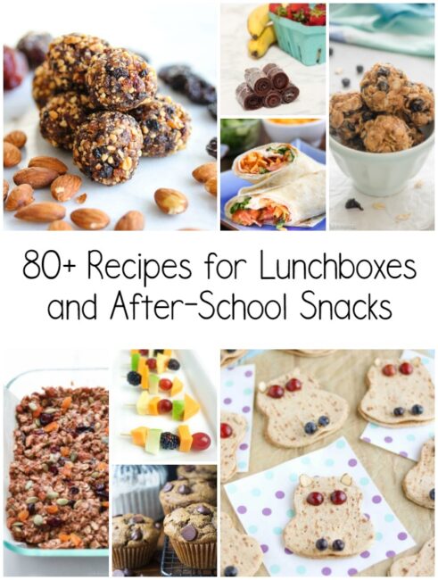 It's back-to-school time! I've compiled more than 80 recipes to include in your child's lunchbox, or serve as an after-school snack.