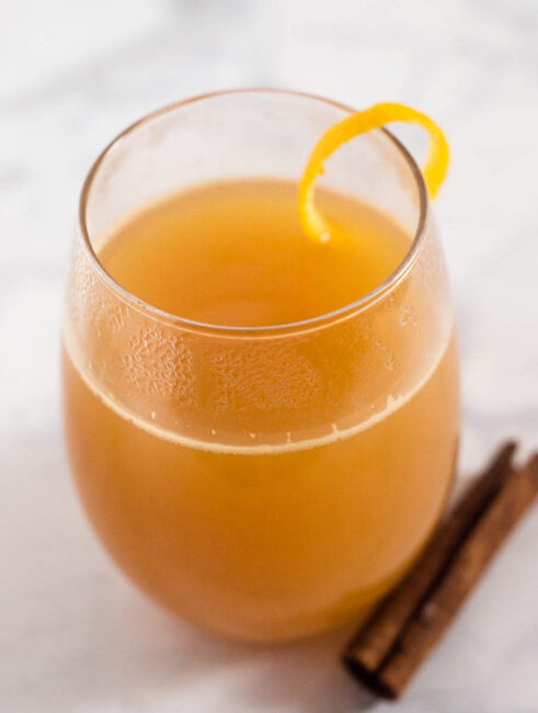 Welcome fall with mulled cider, apple cider infused with the flavors of cinnamon, cloves, allspice, and orange. Serve it warm or chilled!