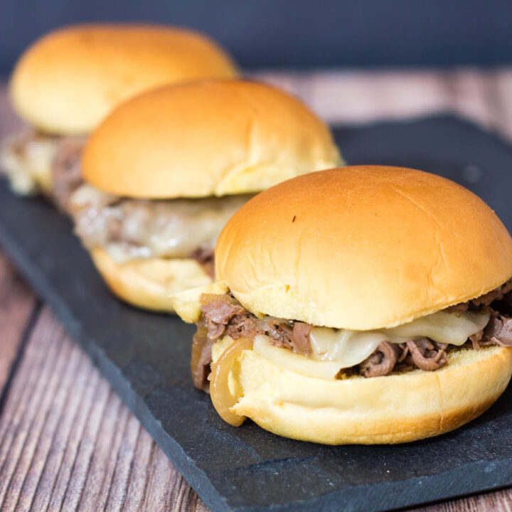 Philly Cheesesteak Sliders 