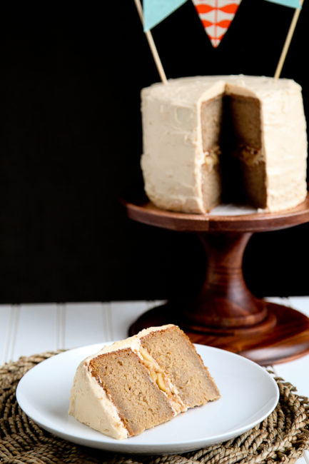 Apple Pie Cake with Caramel Buttercream by Snixy Kitchen