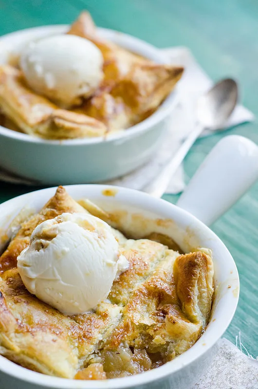 Bourbon Apple Pot Pies by Pink Parsley