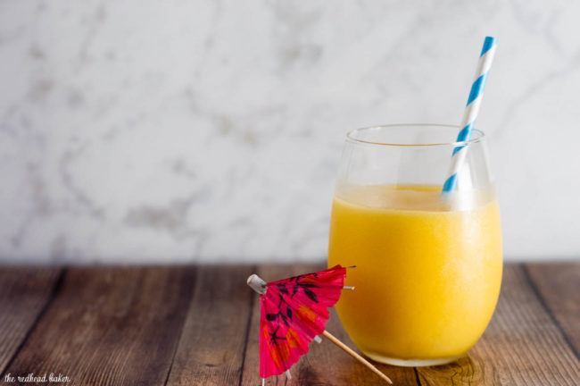 As cooler weather sets in, imagine you're in warmer weather with Caribbean Slushies, frozen cocktails with coconut and pineapple juice. #CreateYourCocktail #ad