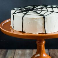 Halloween Spiderweb Cake Tutorial