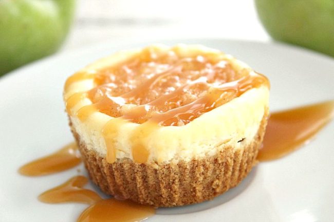 Mini Apple Cheesecakes by Mommy Musings