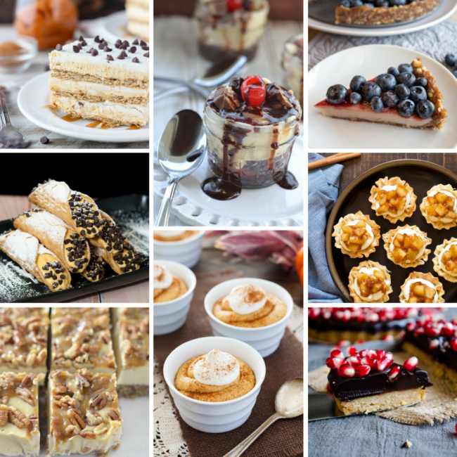 Don't overcrowd your oven this Thanksgiving -- make a no-bake dessert! Here are 60 options for no-baking Thanksgiving desserts.