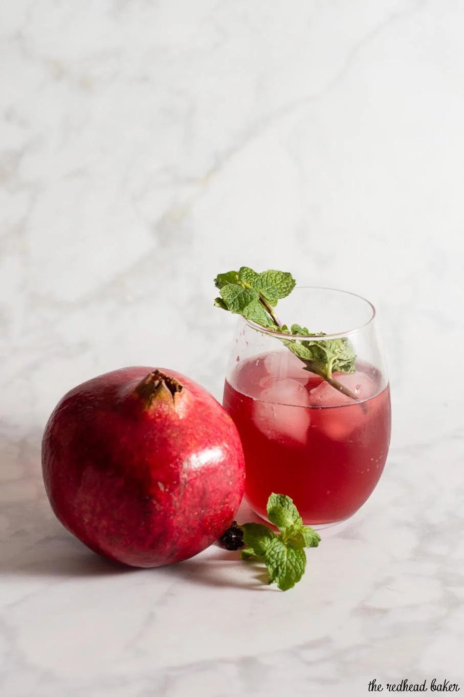 Pomegranate green tea mojitos are a Moroccan twist on a Cuban cocktail. The classic mint-and-lime drink gets an extra flavor twist from pomegranate and green tea. 