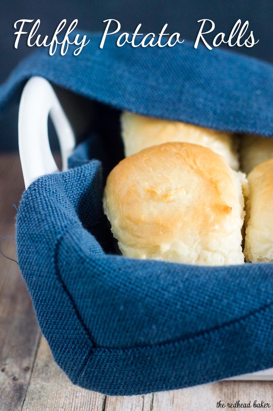 Fluffy potato rolls are soft, light and more flavorful than plain rolls. They stay soft for several days, so they're ideal for Thanksgiving. #SundaySupper