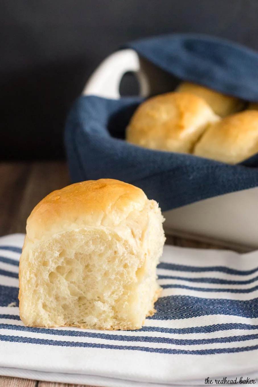 Fluffy potato rolls are soft, light and more flavorful than plain rolls. They stay soft for several days, so they're ideal for Thanksgiving. #SundaySupper