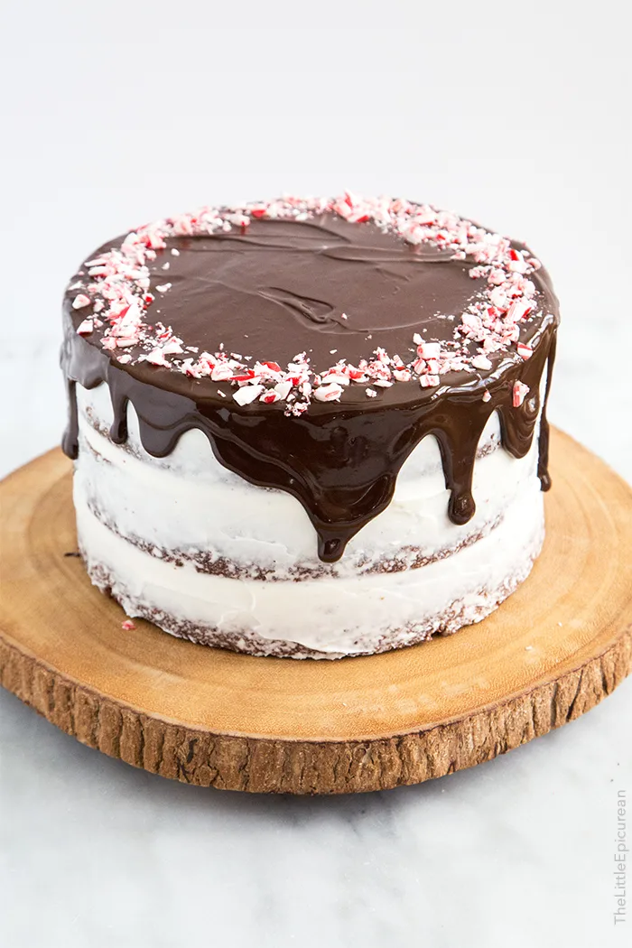 Chocolate Peppermint Cake by The Little Epicurean