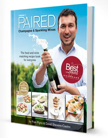Stuffed mushrooms with lush, creamy ricotta cheese, paired with a light, fresh prosecco makes for an easy, satisfying appetizer. This recipe is from the cookbook Paired by Fran Flynn and David Stevens-Castro.