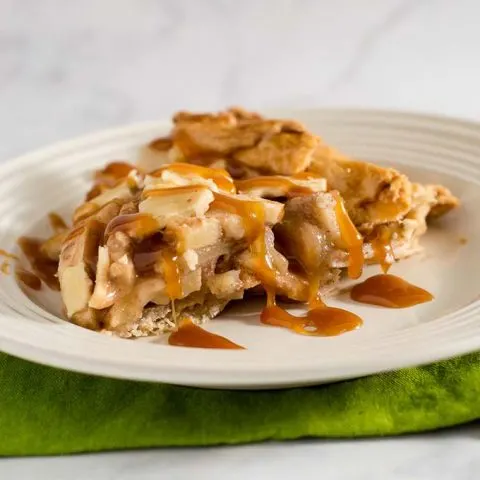 Salted Caramel Apple Pie