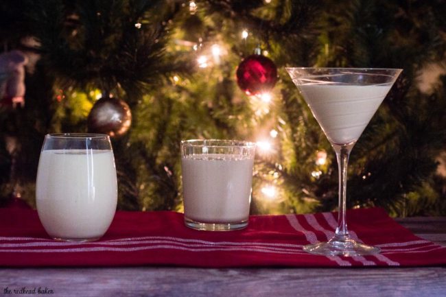 What says Christmas more than eggnog? This traditional recipe uses eggs, cream, sugar and nutmeg, with the optional addition of brandy or other liquor. #SundaySupper