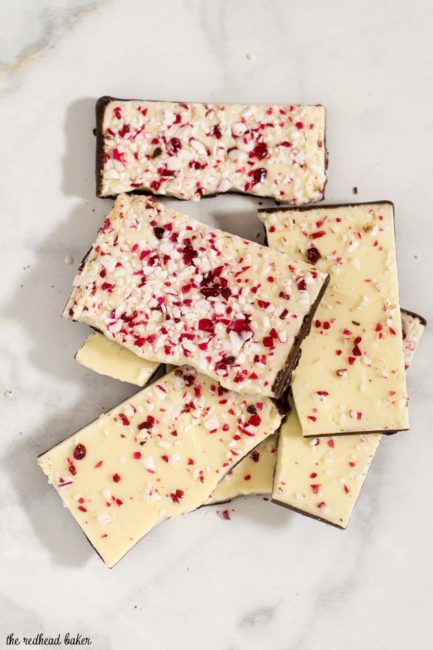 Rich white chocolate peppermint bark ice cream is a delicious holiday treat, with bits of the popular Christmas treat mixed throughout the ice cream.