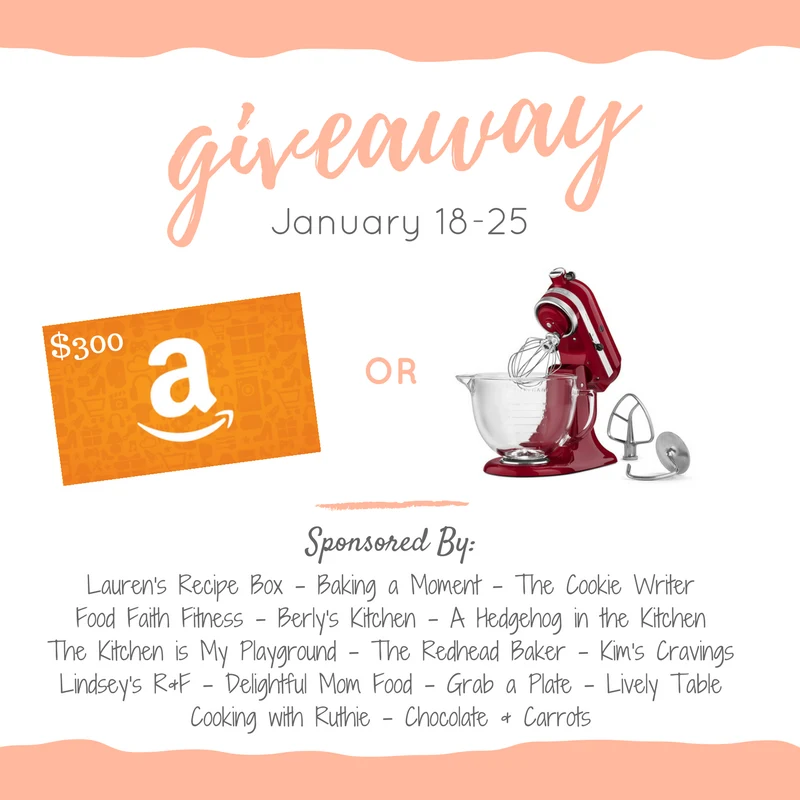 Giveaway - Pick Your Prize - KitchenAid Mixer or Amazon Gift Card