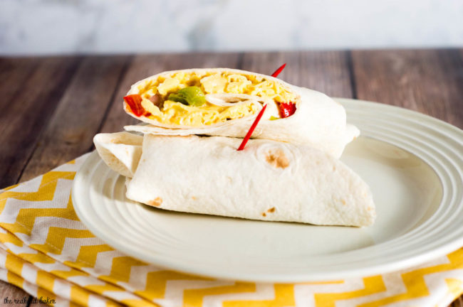 Customize these freezer-friendly egg and cheese breakfast burritos however you like. In the morning, just unwrap, reheat and go!