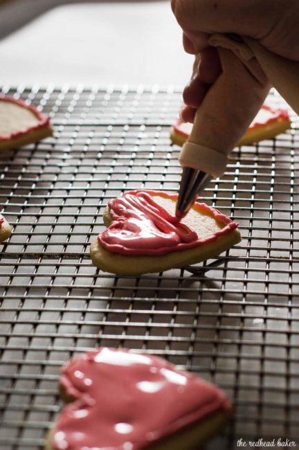 Conversation heart sugar cookies decorated with royal icing deliver your own personal message to your Valentine sweetheart!