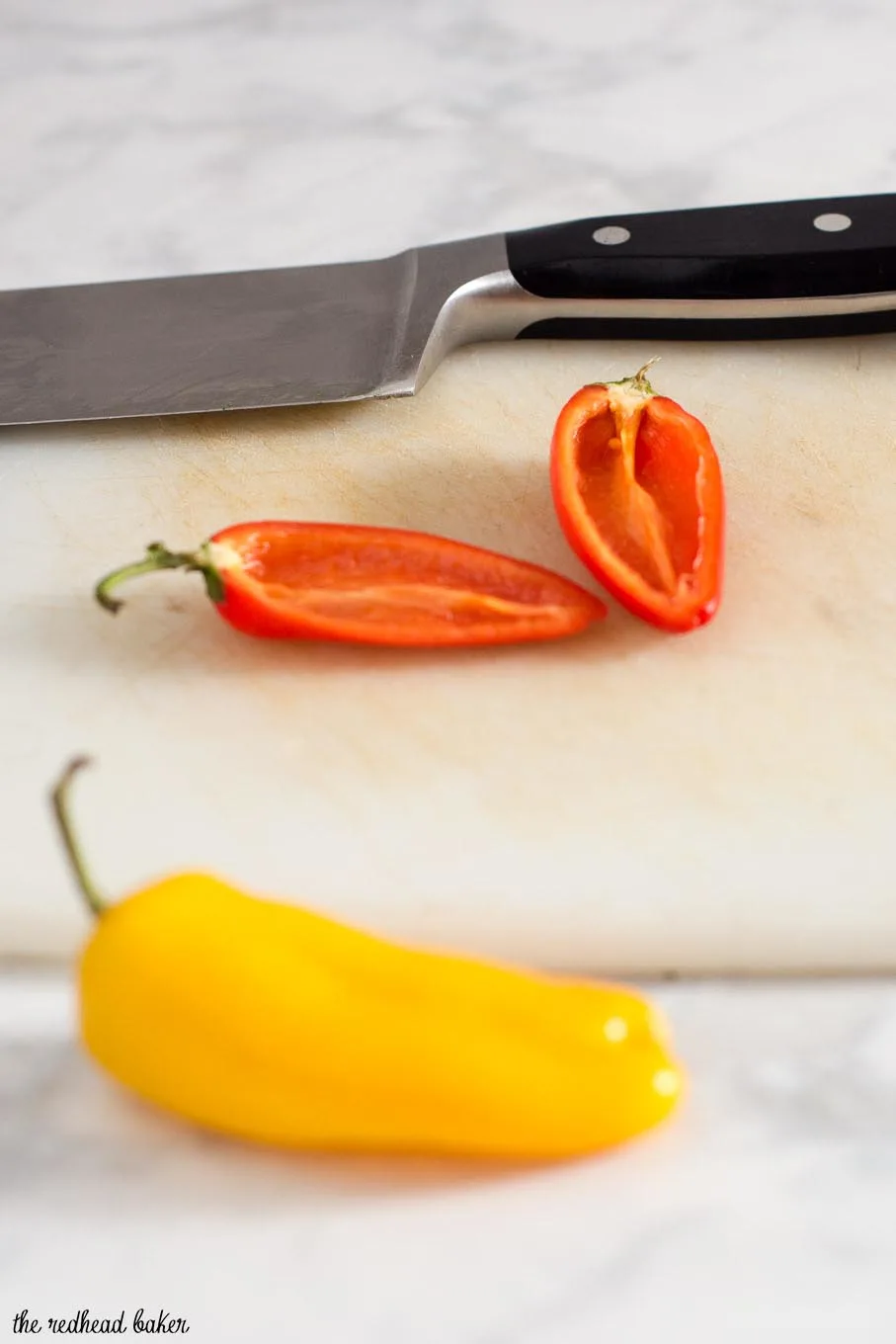 Need a last-minute Valentine's Day appetizer? Try these crab salad stuffed mini peppers! They have complex flavor and don't require any cooking!