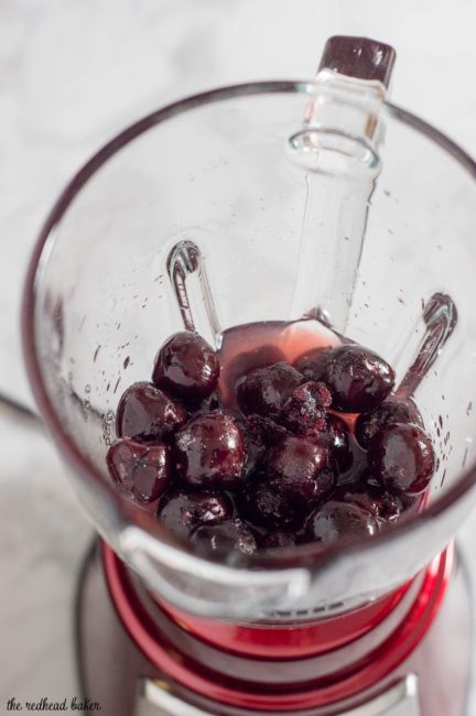 Frozen cherry margaritas are a fun twist on a classic cocktail. Using frozen cherries means you can enjoy this treat any time of the year!