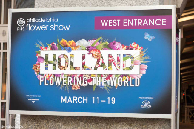 I'm sharing a few photos from this year's annual Philadelphia Flower Show, an event put on the Philadelphia Horticultural Society. This year's theme is Holland.